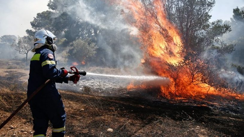 Φωτιά στο Άγιο Όρος