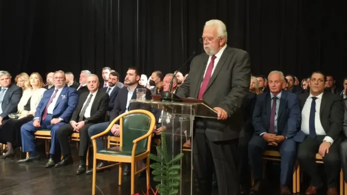 Ομιλία νέου δημάρχου Ήλιδας Χρ. Χριστοδουλόπουλου