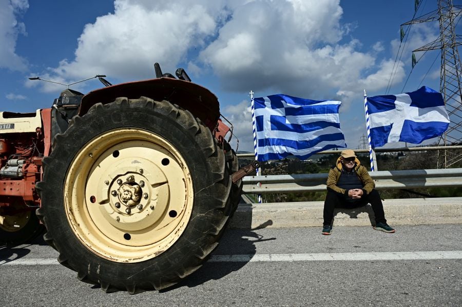 Οι αγρότες στην Αθήνα