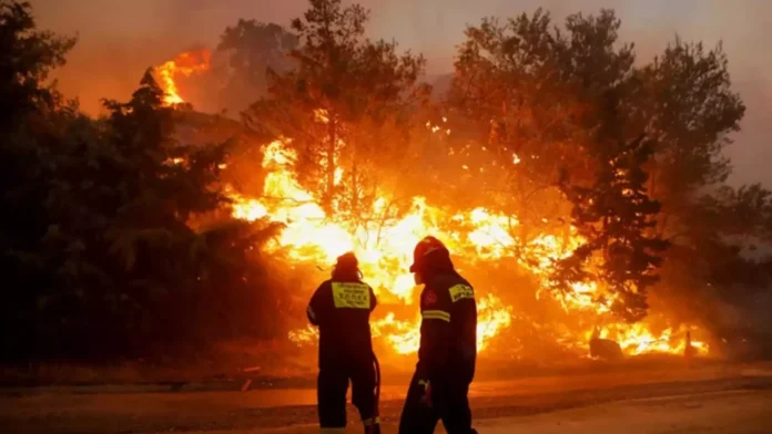 Φωτιές σε Ζάκυνθο και Βοιωτία