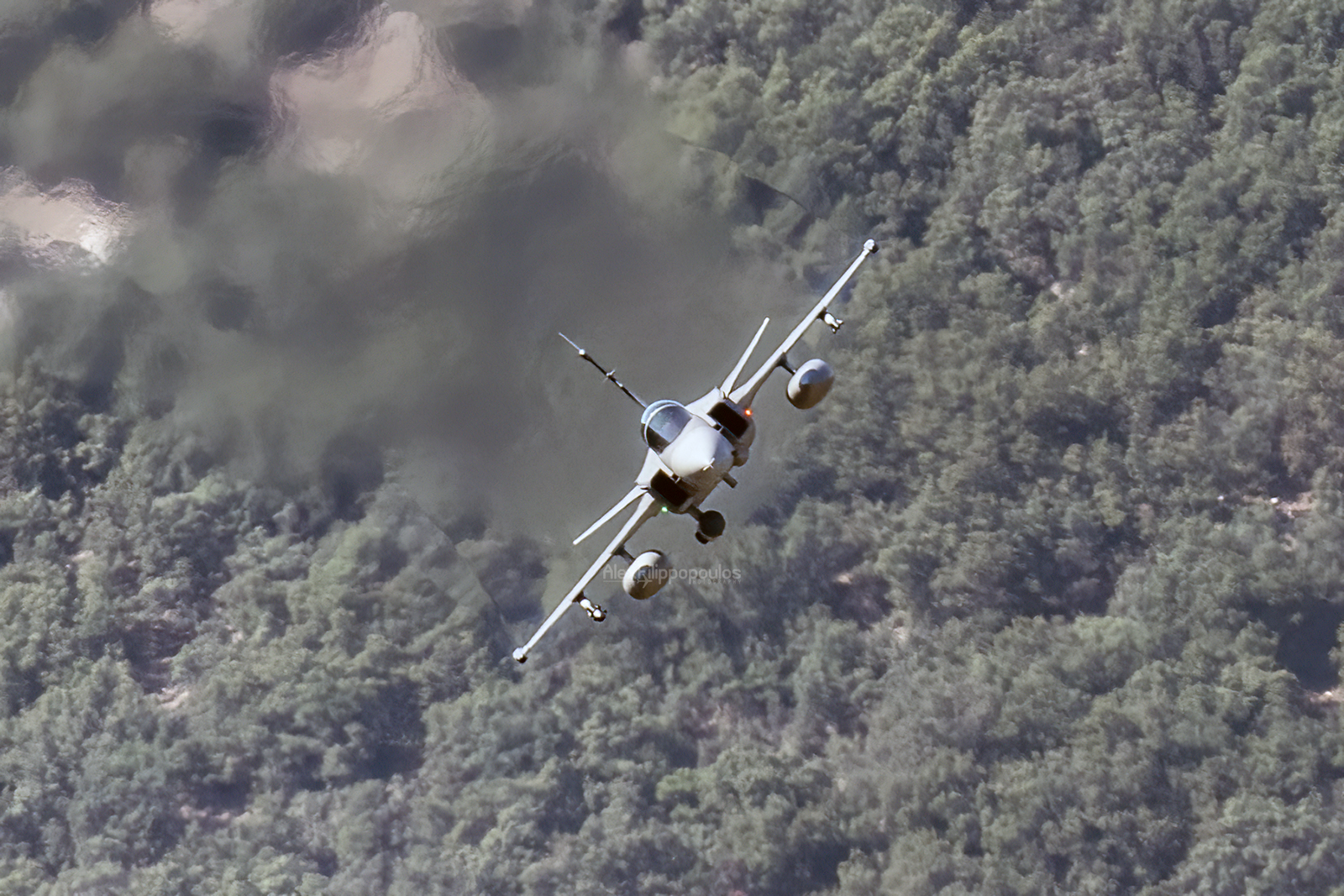 Το σουηδικό Gripen σε χαμηλή διέλευση 