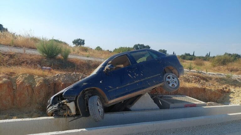 Ακόμα δεν τον παραλάβαμε και κάναμε το πρώτο τροχαίο!