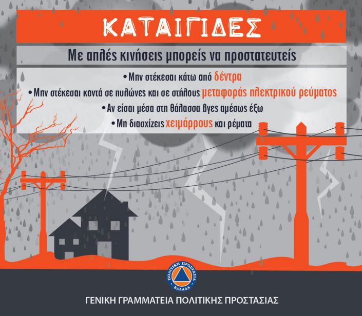 Δυτική Ελλάδα: Έκτακτο δελτίο επιδείνωσης καιρού από την ΠΔΕ 1
