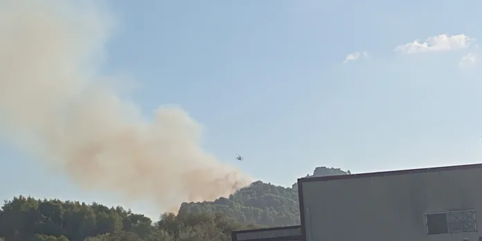 Φωτιά τώρα στο Βαρθολομιό Ηλείας με μήνυμα από το 112
